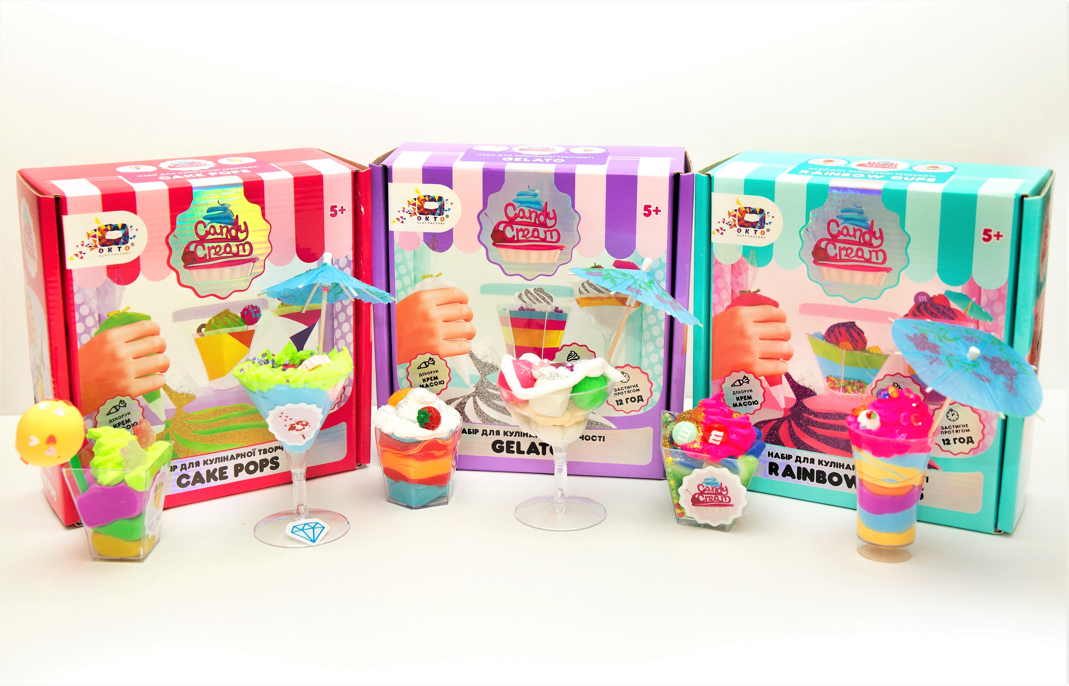 Knete Modellierung Knetmasse Kinder Spielzeug Geschenk Idee CAKE POPS Set